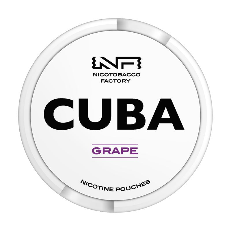 Grape Nicotine Pouches by Cuba White 16mg - EUK