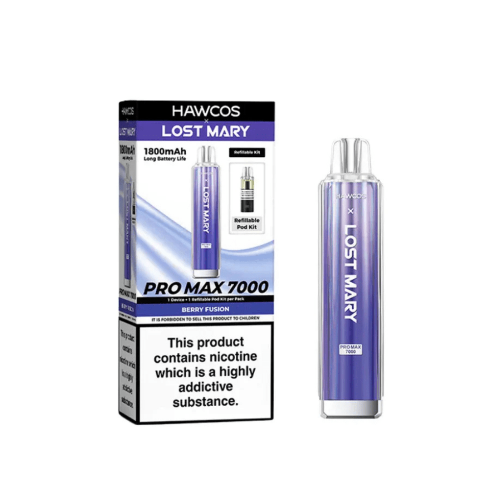 Hawcos x Lost Mary Pro Max 7000 Prefilled Pod Kit Berry Fusion - EUK