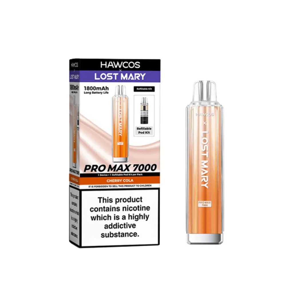Hawcos x Lost Mary Pro Max 7000 Prefilled Pod Kit Cherry Cola - EUK