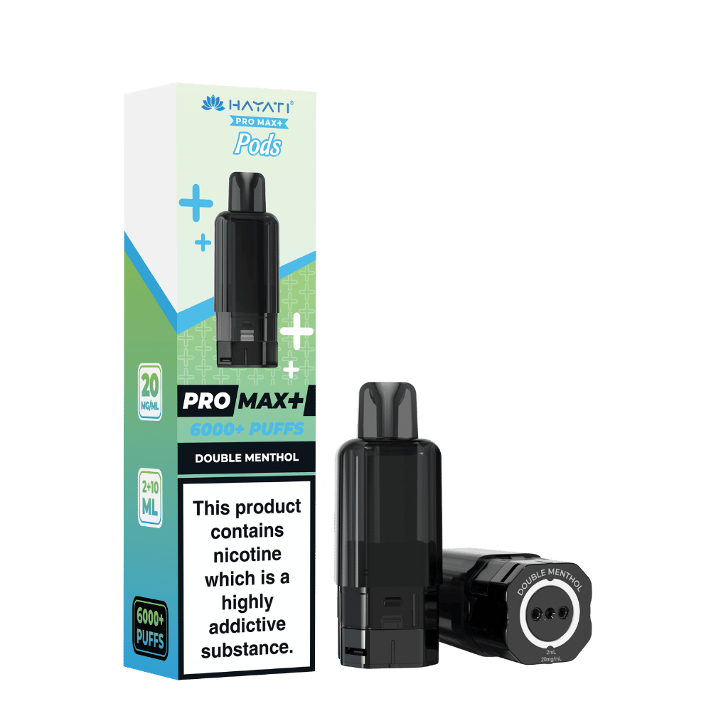 Hayati Pro Max Plus 6000 Prefilled Pod Double Menthol - EUK