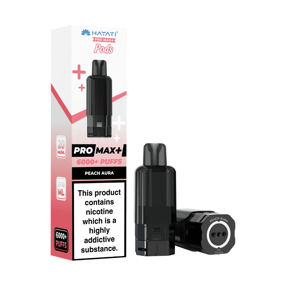 Hayati Pro Max Plus 6000 Prefilled Pod Peach Aura - EUK