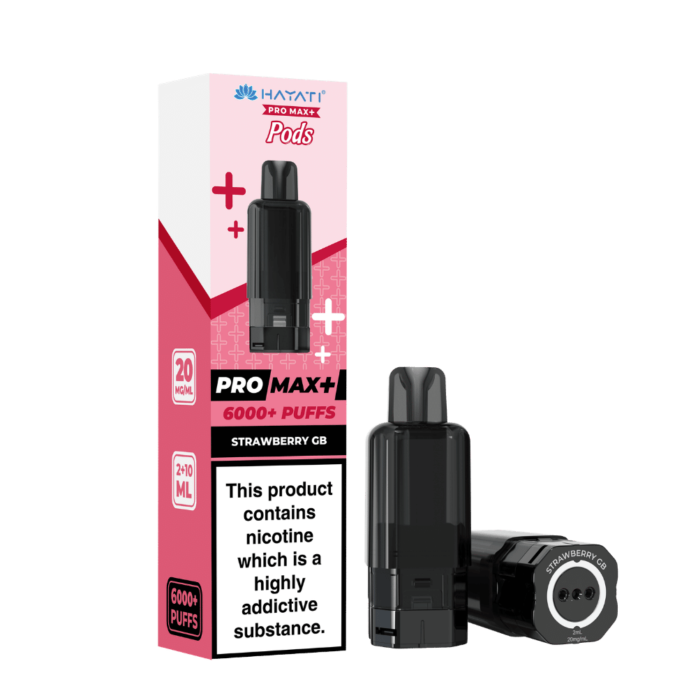 Hayati Pro Max Plus 6000 Prefilled Pod Strawberry GB - EUK