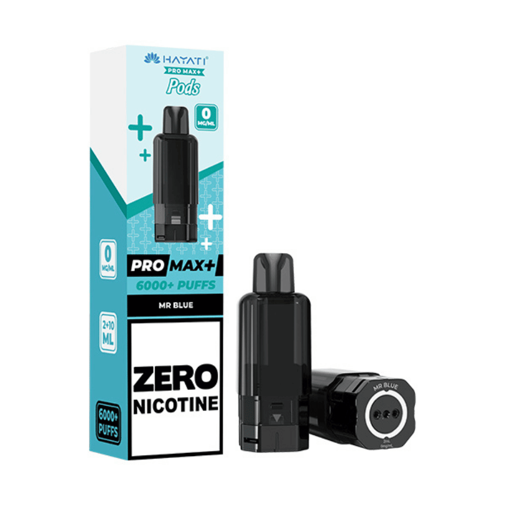 Hayati Pro Max Plus 6000 Prefilled Pod Zero Nicotine Mr Blue - EUK