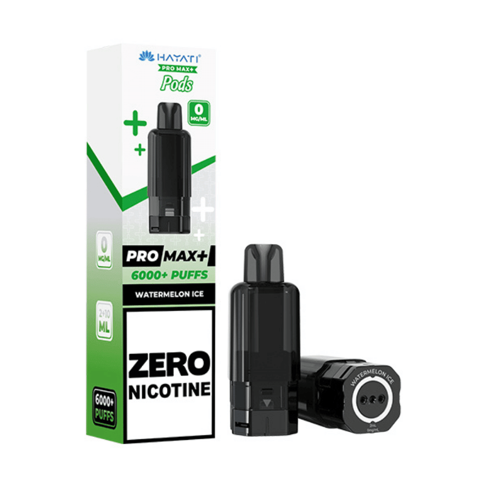 Hayati Pro Max Plus 6000 Prefilled Pod Zero Nicotine Watermelon Ice - EUK