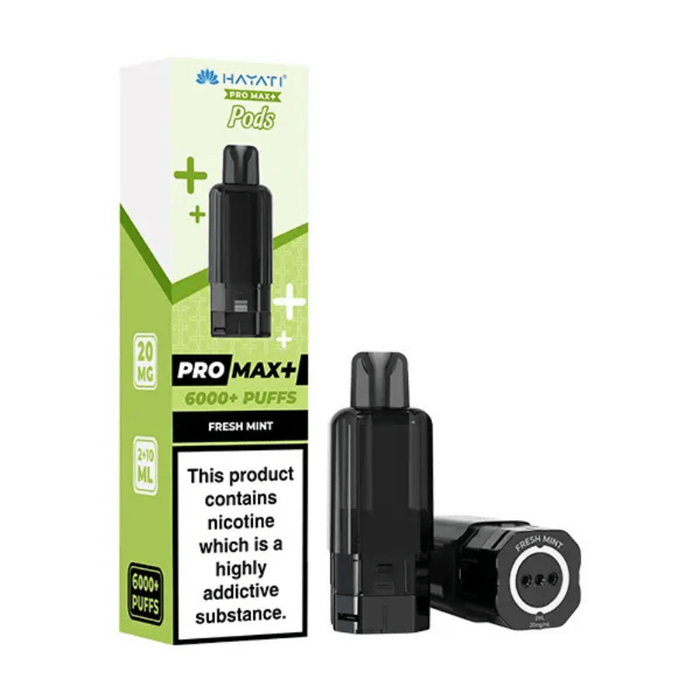 Hayati Pro Max Plus 6000 Prefilled Pods Fresh Mint - EUK