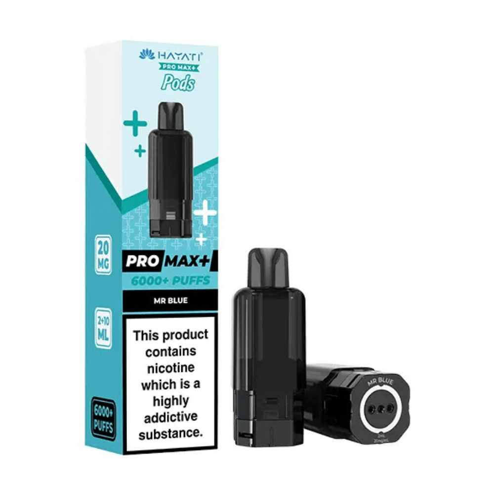 Hayati Pro Max Plus 6000 Prefilled Pods Mr Blue - EUK