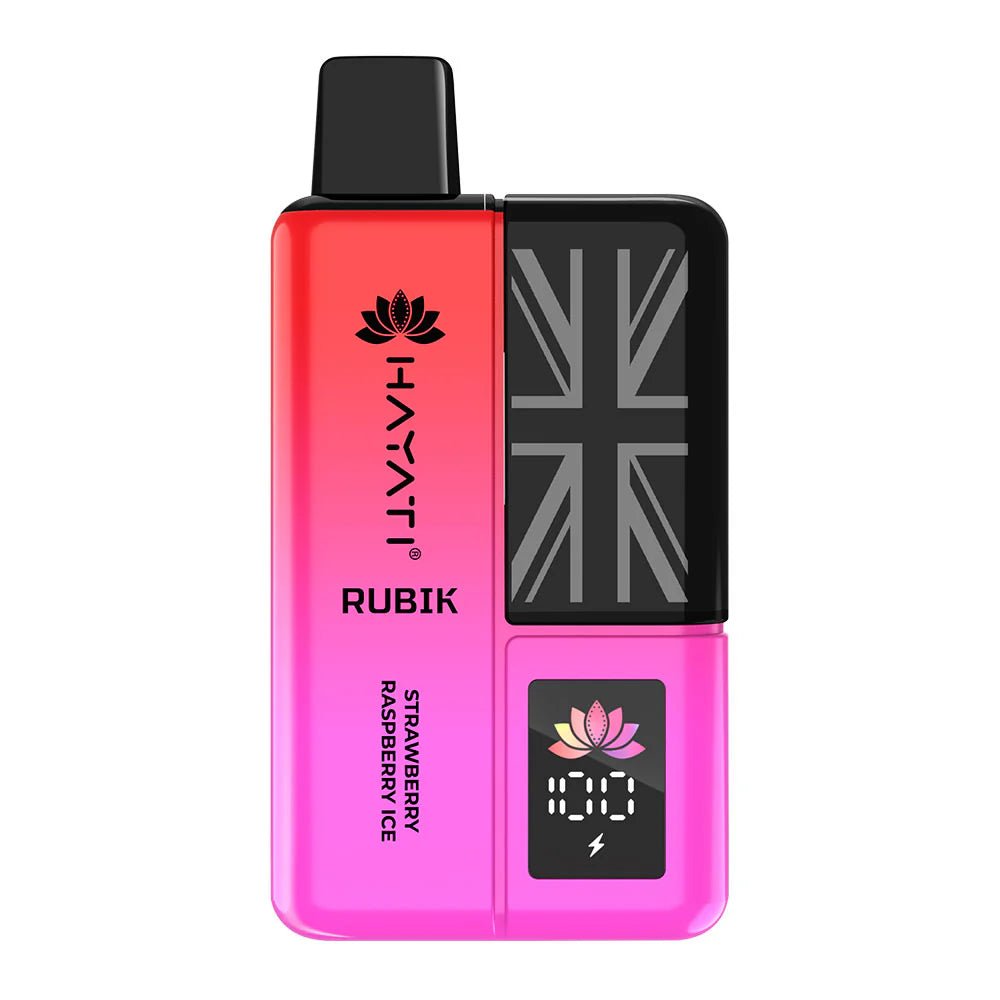 Hayati Rubik 7000 Puffs Vape Strawberry Raspberry Ice - EUK