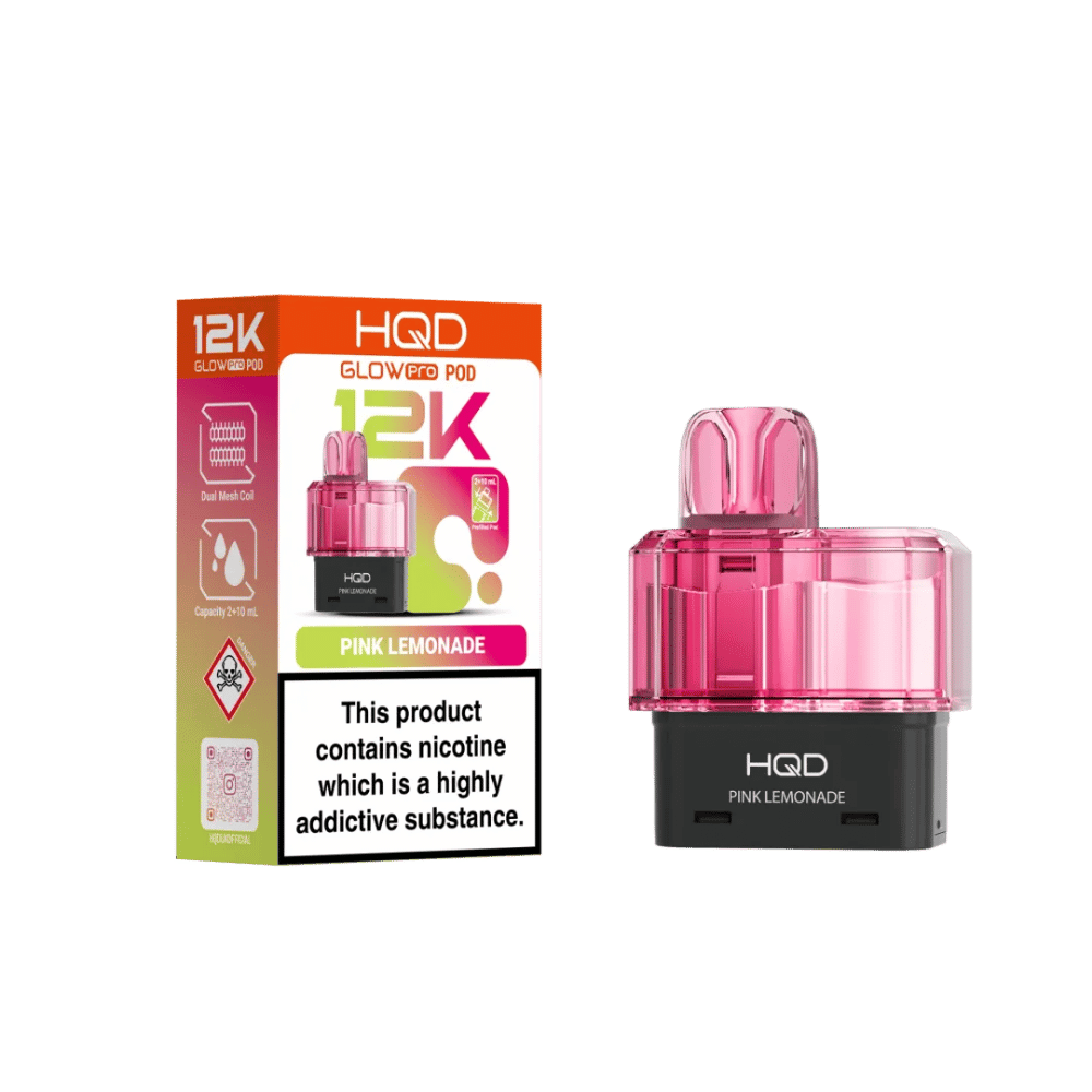 HQD Glow Pro 12K Refill Pod Pink Lemonade - EUK