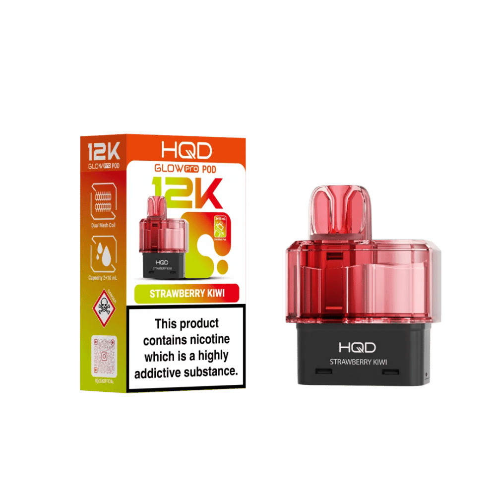 HQD Glow Pro 12K Refill Pod Strawberry Kiwi - EUK