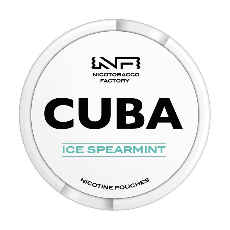 Ice Spearmint Nicotine Pouches by Cuba White 16mg - EUK