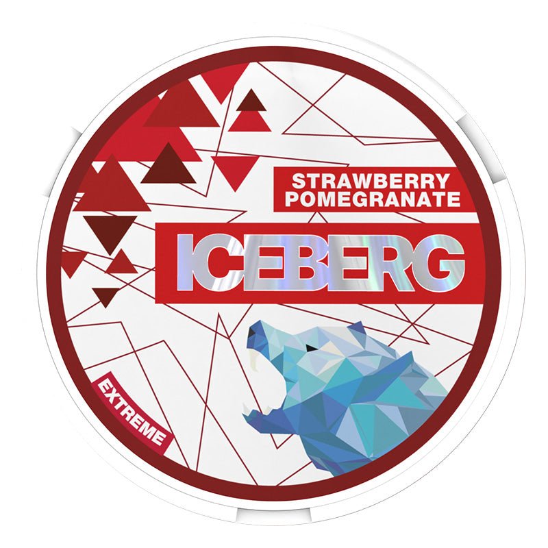 Iceberg Strawberry Pomegranate Nicotine Pouches - EUK