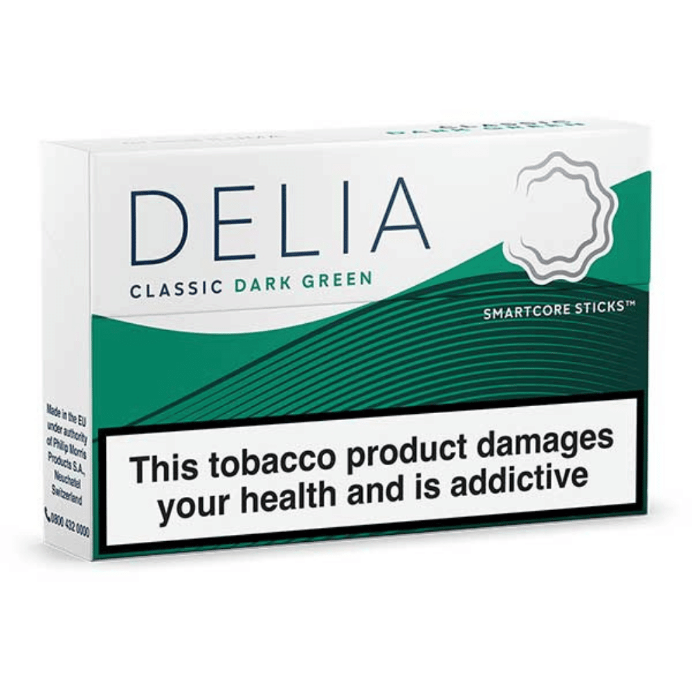 IQOS DELIA Heated Tobacco Sticks Classic Dark Green - EUK