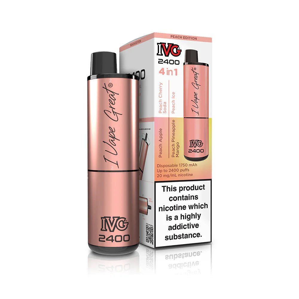 IVG 2400 4 in 1 Multi Flavour Peach Edition - EUK