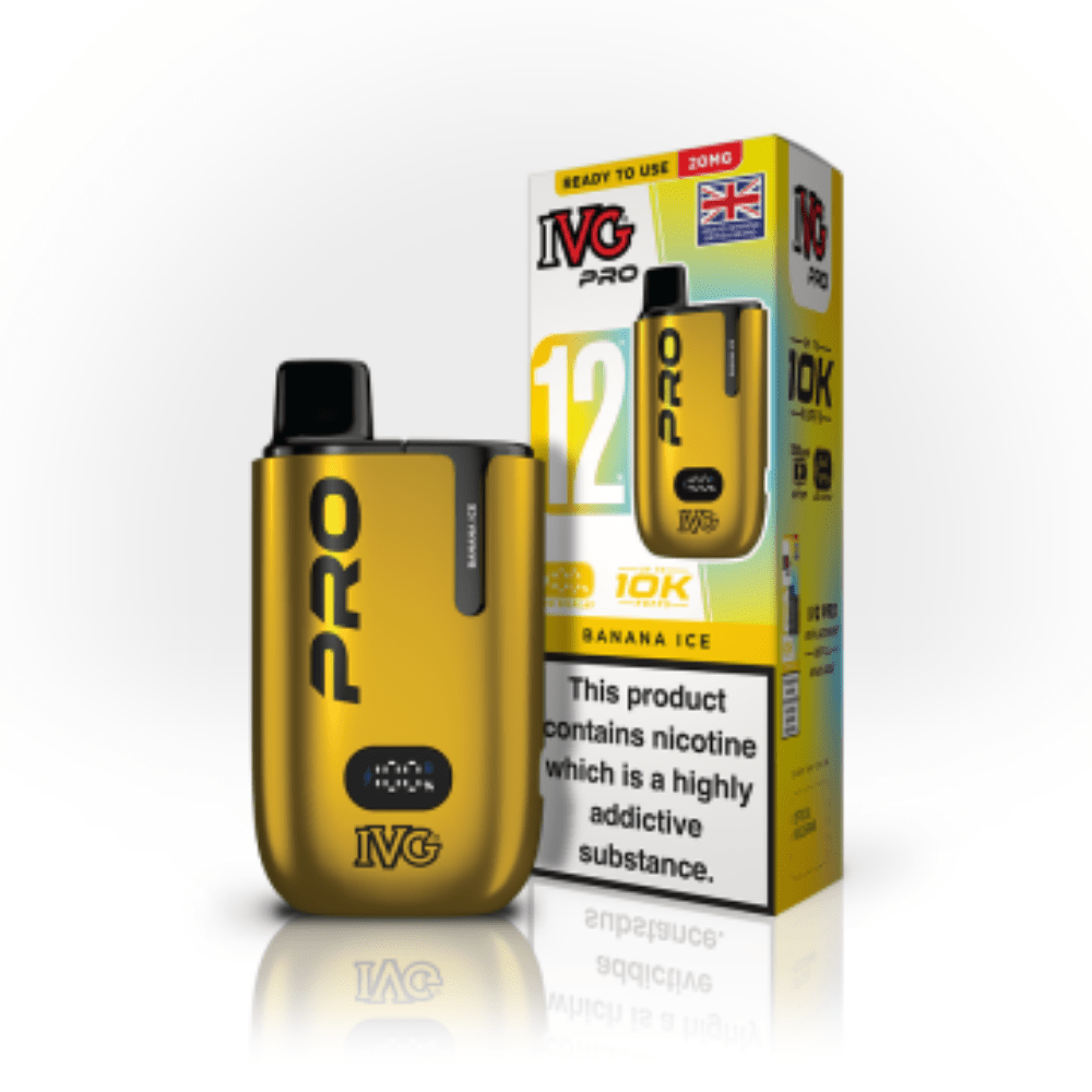 IVG Pro 12 Banana Ice Vape Kit - EUK