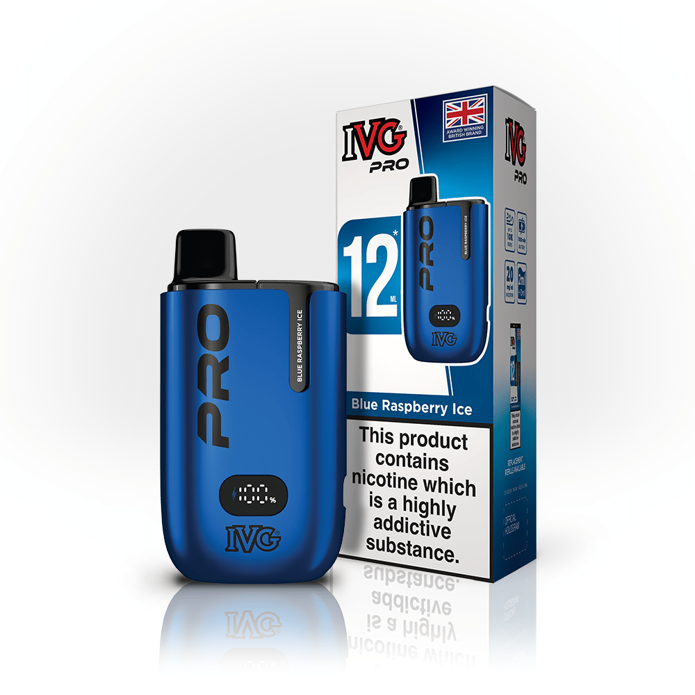 IVG Pro 12 Blue Raspberry Ice Kit - EUK
