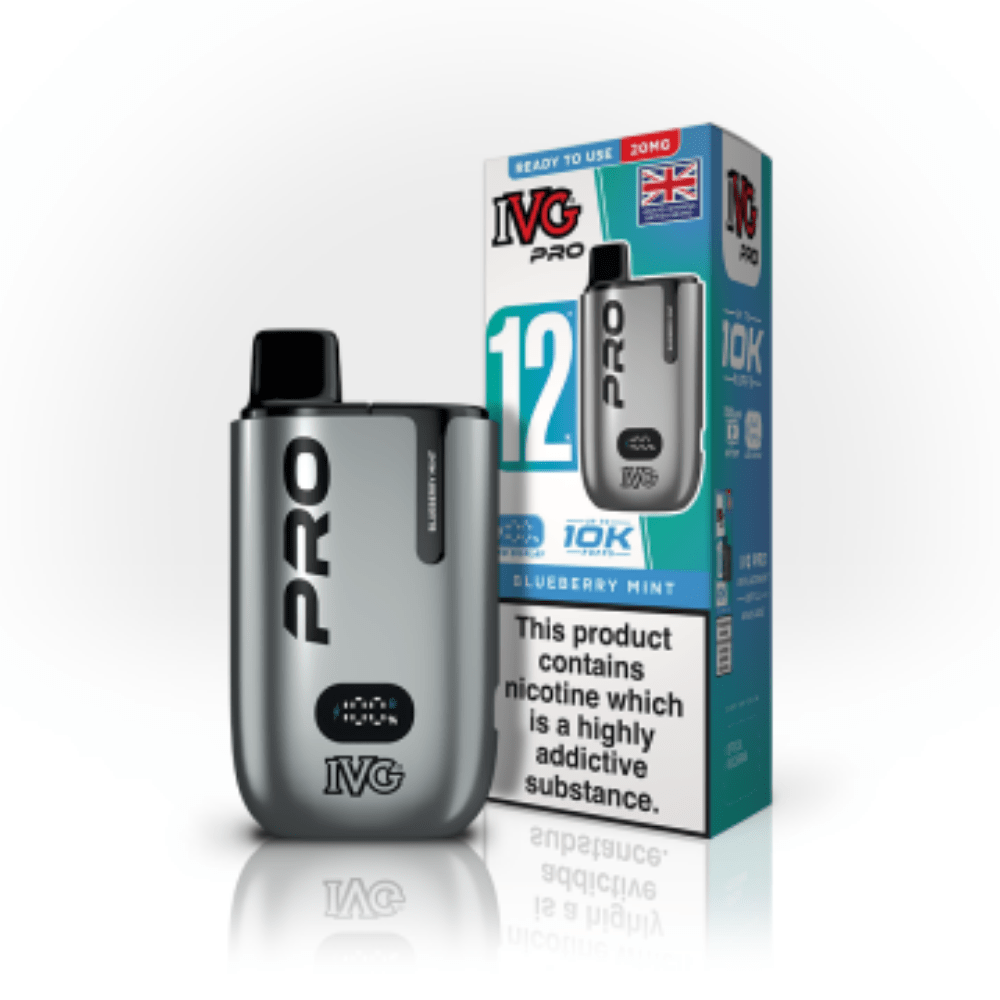 IVG Pro 12 Blueberry Mint Vape Kit - EUK