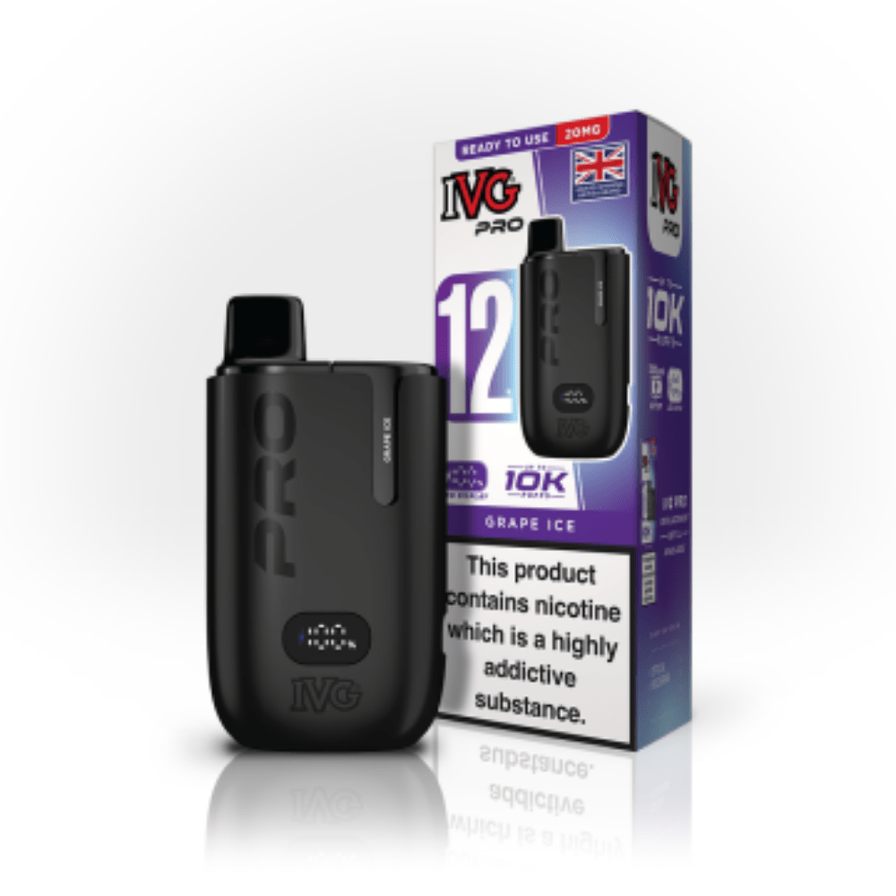 IVG Pro 12 Grape Ice Vape Kit - EUK