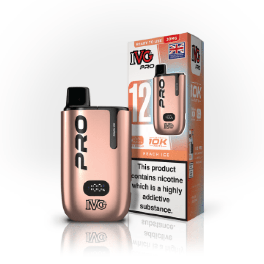 IVG Pro 12 Peach Ice Vape Kit - EUK