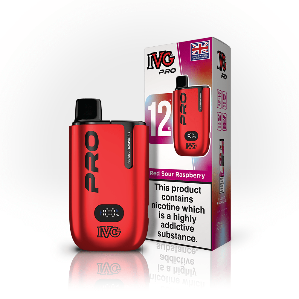 IVG Pro 12 Red Sour Raspberry Kit - EUK
