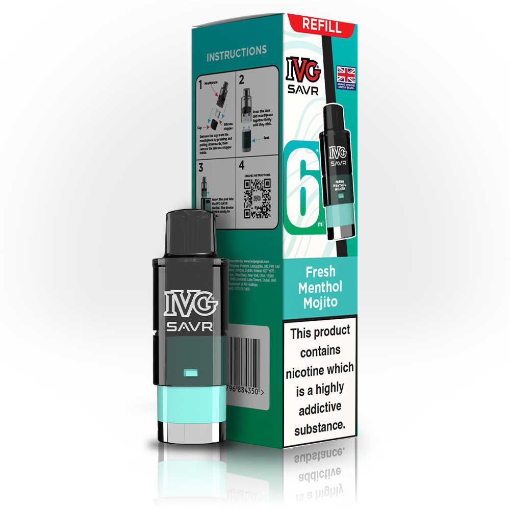 IVG SAVR Fresh Menthol Mojito Refill - EUK