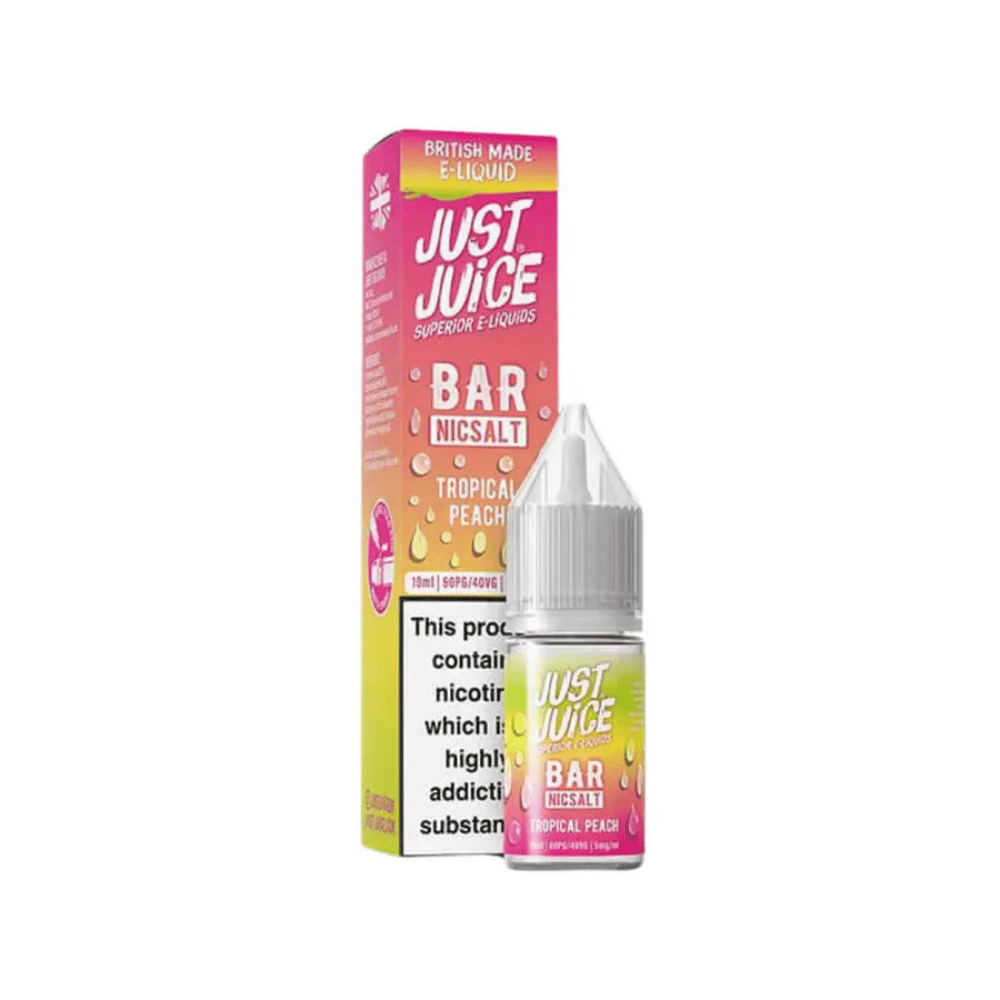 Just Juice Bar Salts Nic Salt E - Liquid Tropical Peach - EUK