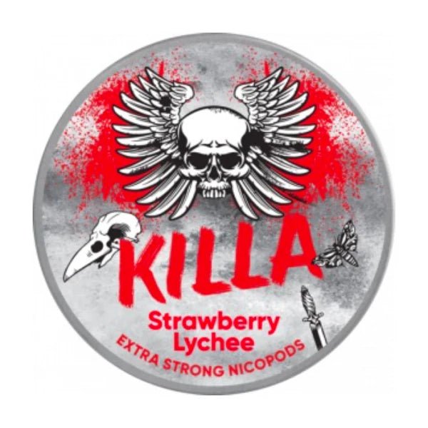 Killa Strawberry Lychee Nicotine Pouches - EUK