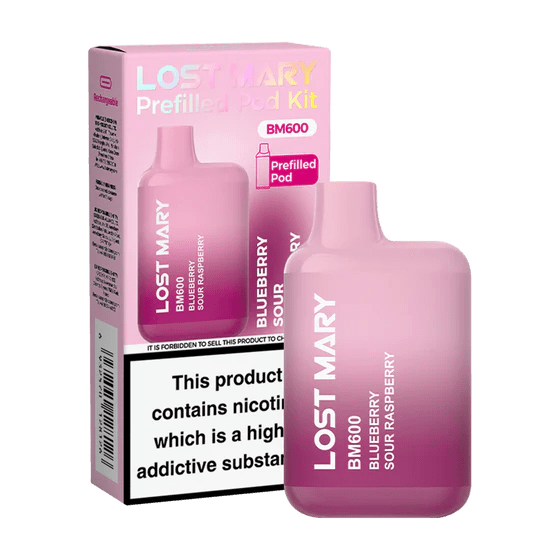 Lost Mary BM600 Prefilled Pod Blueberry Sour Raspberry - EUK