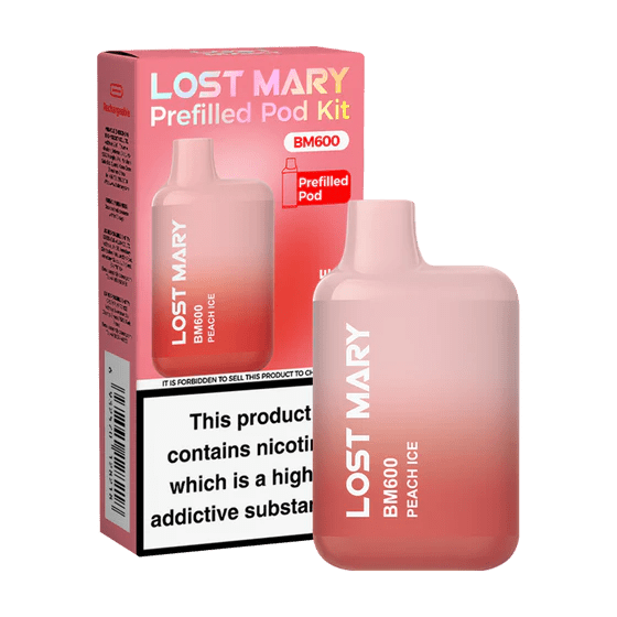 Lost Mary BM600 Prefilled Pod Kit Peach Ice - EUK