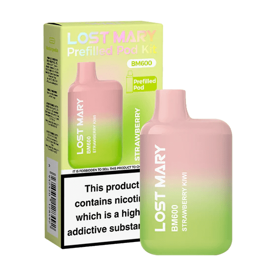 Lost Mary BM600 Prefilled Pod Kit Strawberry Kiwi - EUK