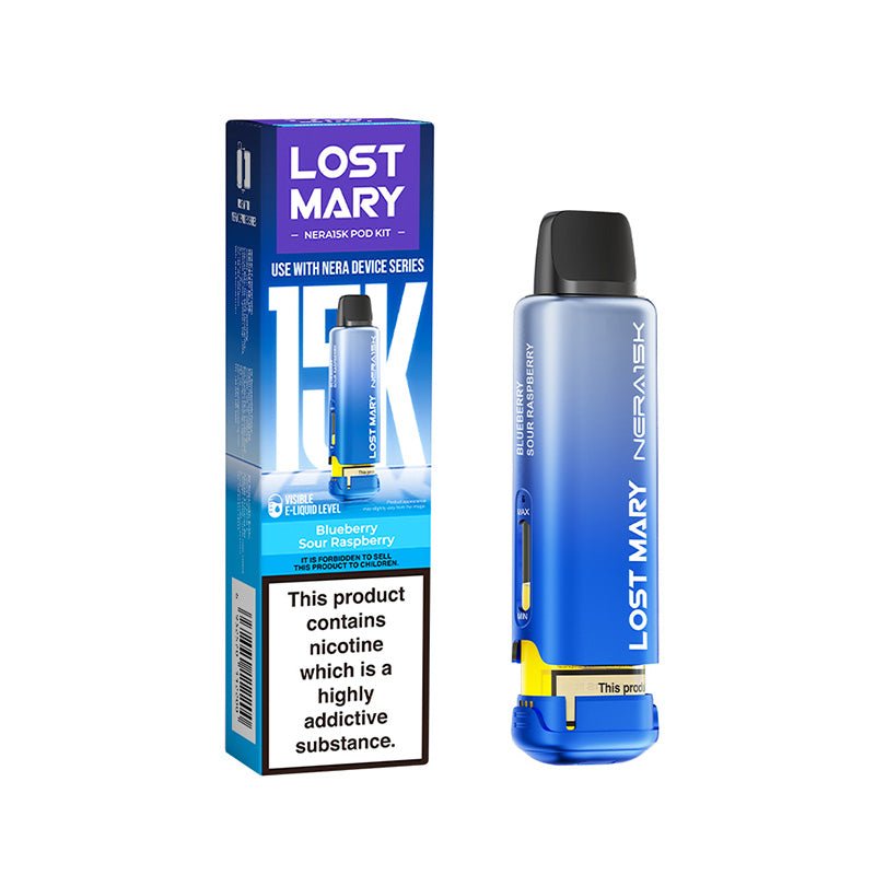 Lost Mary Nera 15k Pod Blueberry Sour Raspberry - EUK