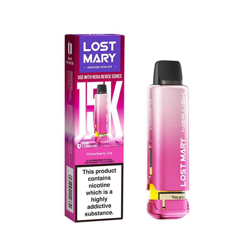 Lost Mary Nera 15k Pod Strawberry Ice - EUK