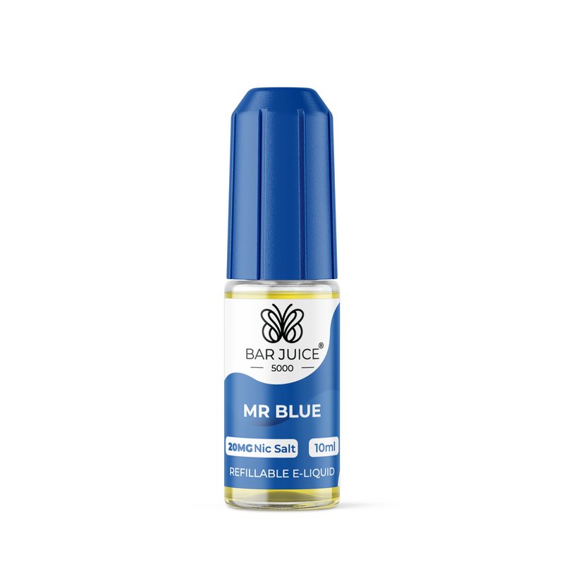 Mr Blue Nic Salt E - Liquid by Bar Juice 5000 - EUK
