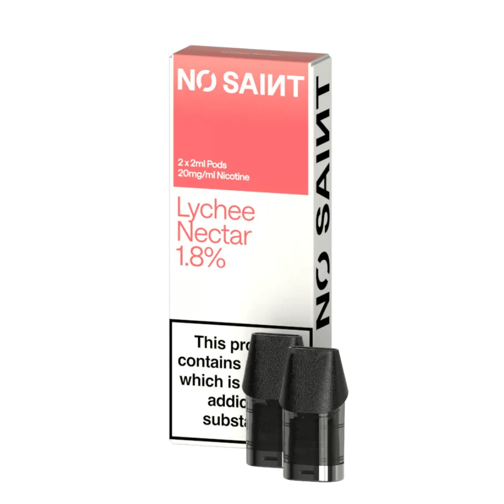 No Saint Prefilled Pods Lychee Nectar (2 Pack) - EUK