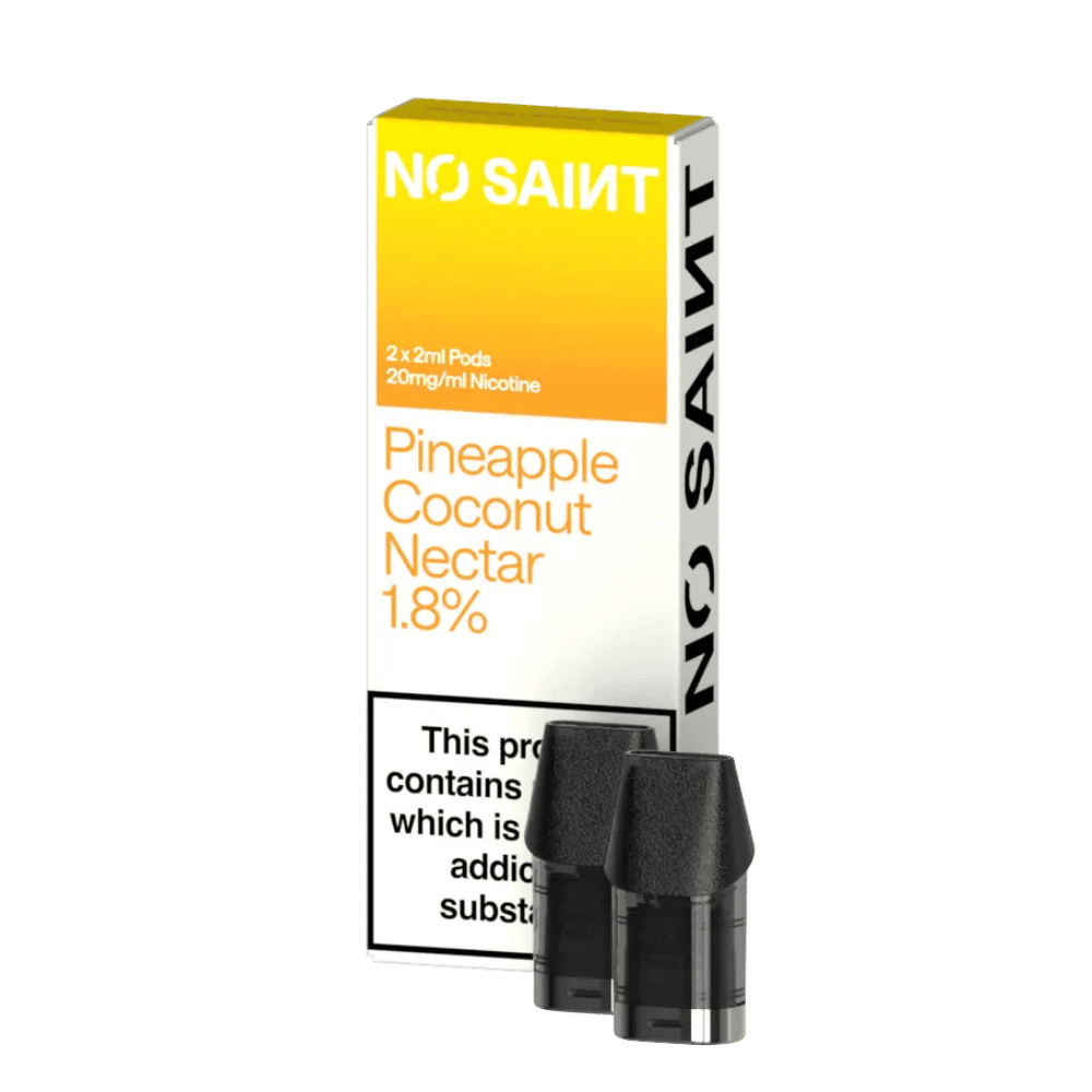 No Saint Prefilled Pods Pineapple Coconut Nectar (2 Pack) - EUK