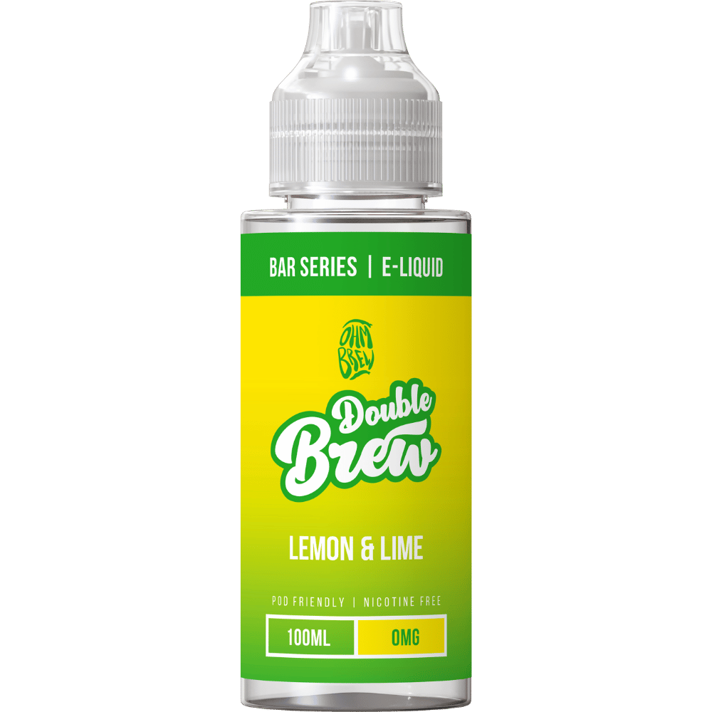 Ohm Brew Double Brew 100ml Shortfill E - Liquid Lemon & Lime - EUK