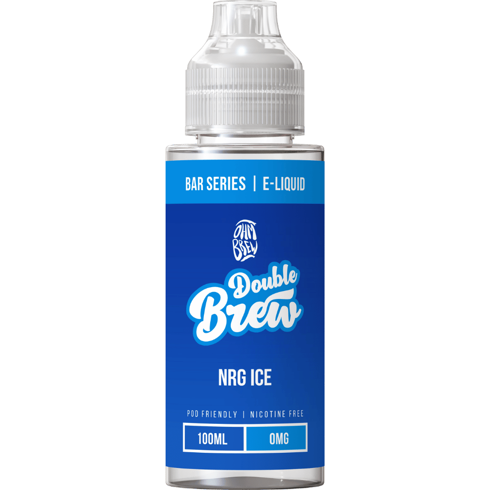 Ohm Brew Double Brew 100ml Shortfill E - Liquid NRG Ice - EUK
