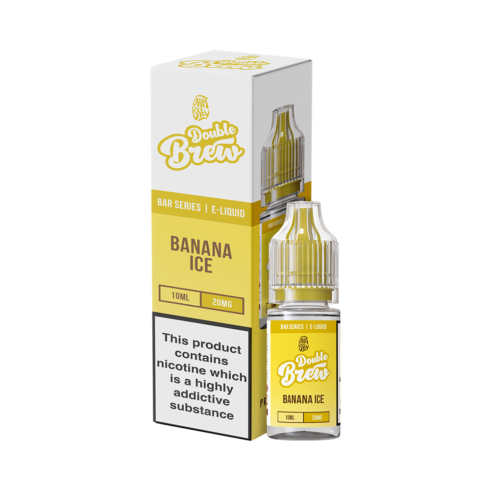 Ohm Brew Double Brew Nic Salt E - Liquid Banana Ice - EUK