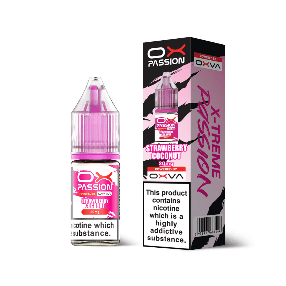 OXVA OX Passion Strawberry Coconut E Liquid 10ml - EUK