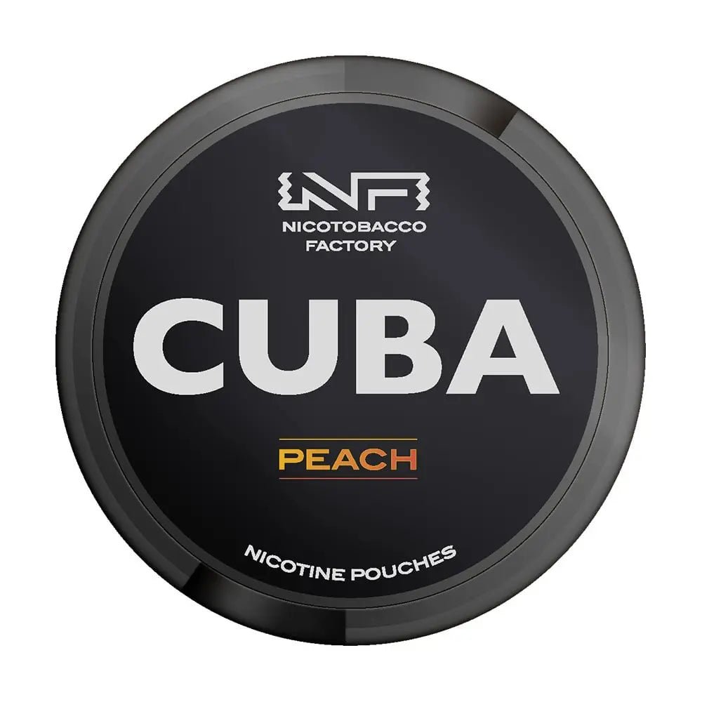 Peach Nicotine Pouches by Cuba Black - EUK