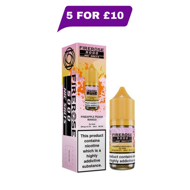 Pineapple Peach Mango Nic Salt E - Liquid By Firerose - EUK