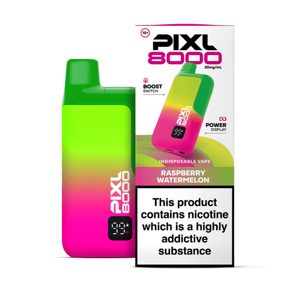 Pixl 8000 Prefilled Pod Kit Raspberry Watermelon - EUK