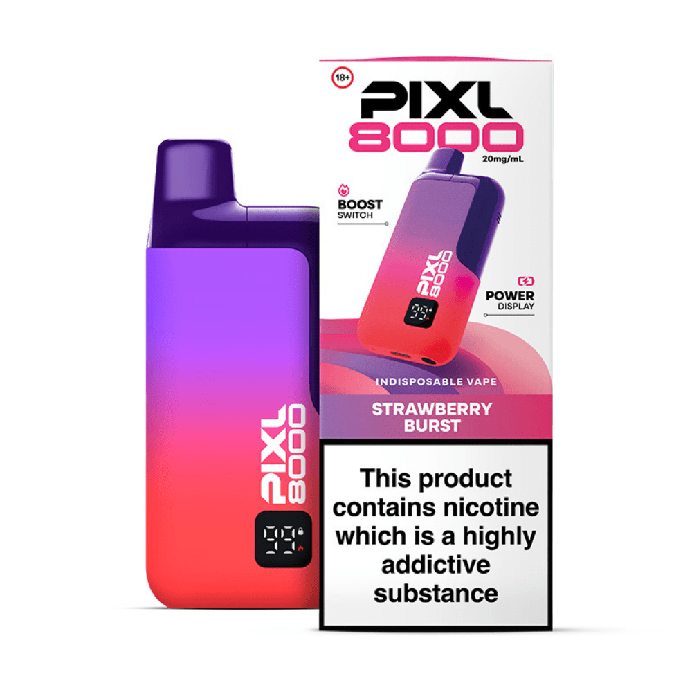 Pixl 8000 Prefilled Pod Kit Strawberry Burst - EUK
