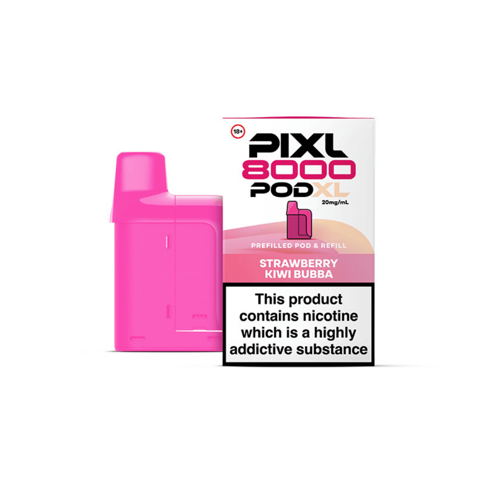 Pixl 8000 Strawberry Kiwi Bubba Refill Pods - EUK