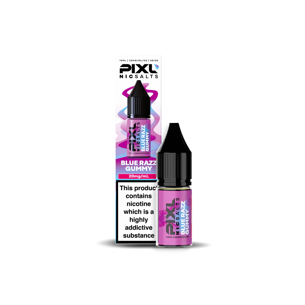 PIXL Nic Salt E - Liquid Blue Razz Gummy 10ml - EUK