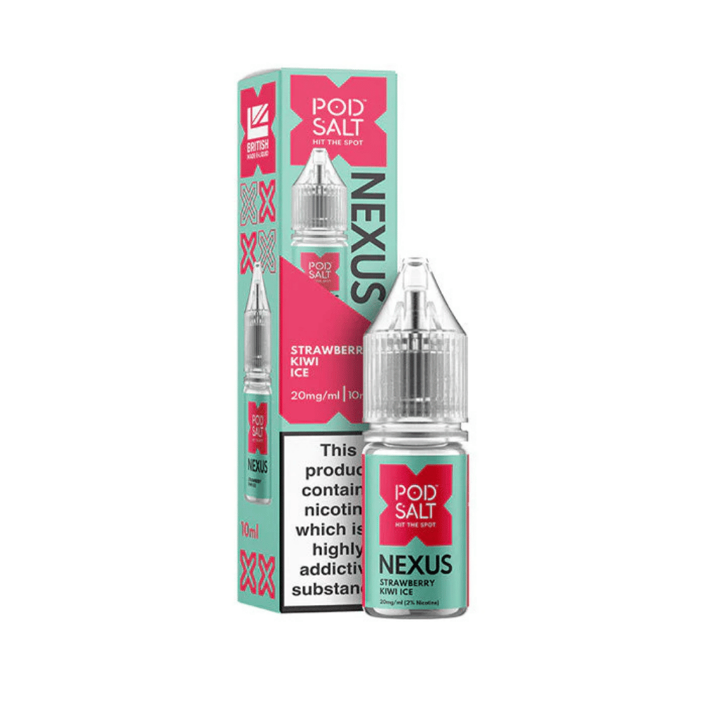 Pod Salt Nexus Strawberry Kiwi Ice Nic Salt E - Liquid - EUK