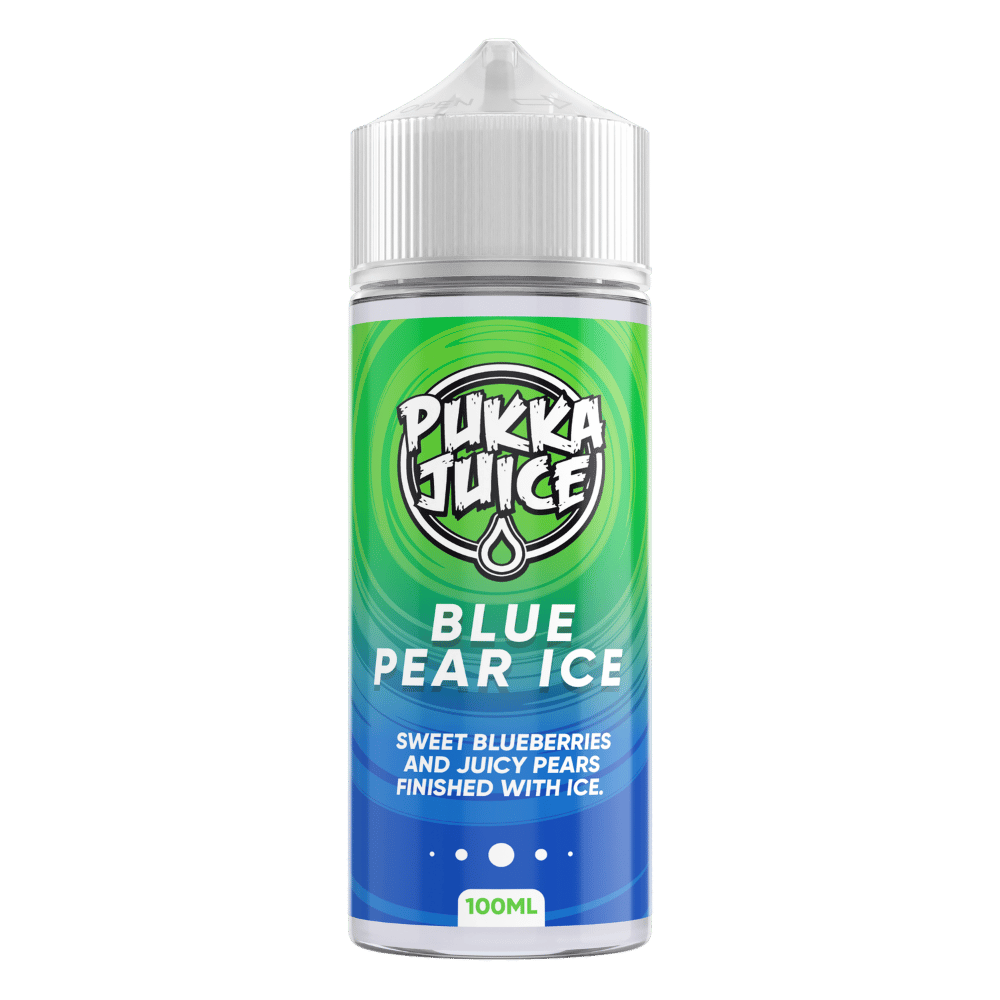 Pukka Juice 100ml E - liquid Shortfill Blue Pear Ice - EUK