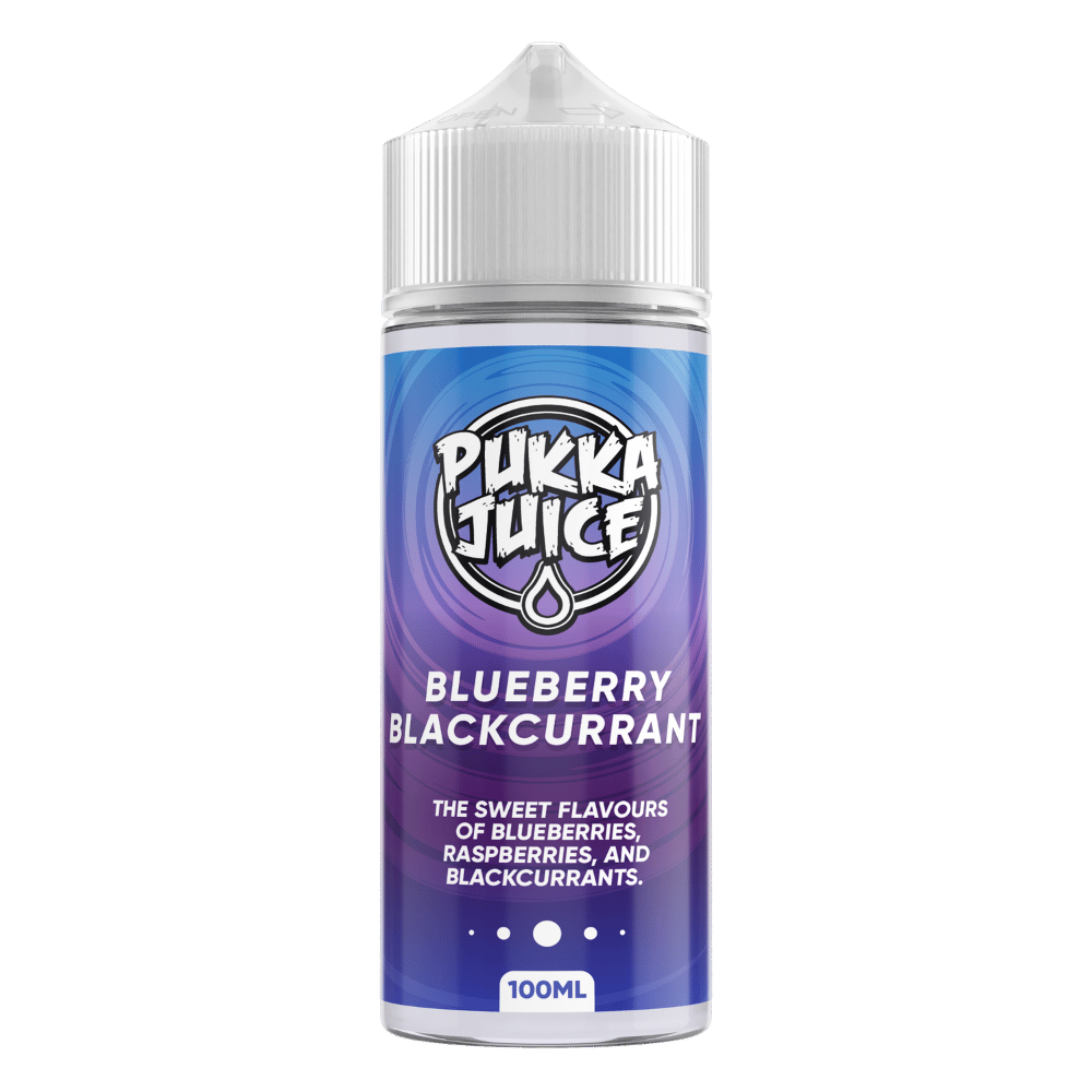 Pukka Juice 100ml E - liquid Shortfill Blueberry Blackcurrant - EUK
