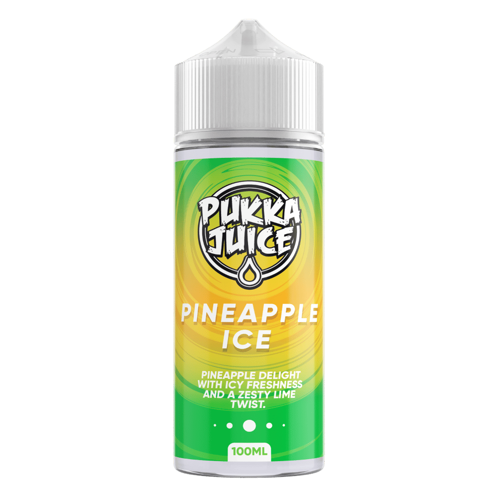 Pukka Juice 100ml E - liquid Shortfill Pineapple Ice - EUK