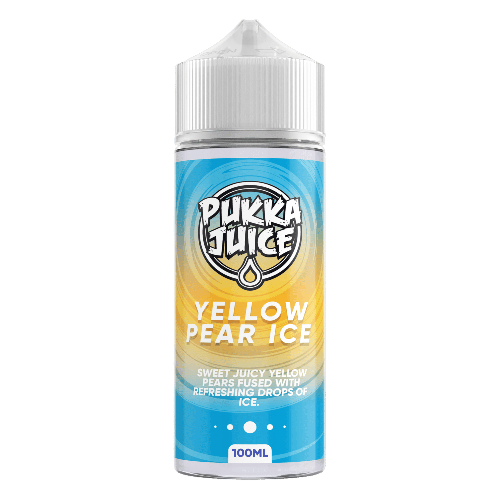 Pukka Juice 100ml E - liquid Shortfill Yellow Pear Ice - EUK
