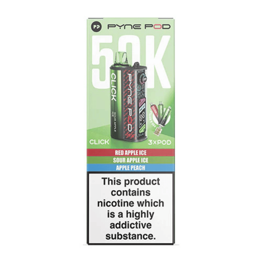 Pyne Pod Click 50k Prefilled Pod Kit Apple Edition - EUK